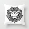 Home Bedroom Living Room Sofa Cushion Cover Decoration Sun Moon Mandala Series Pattern Printing Pillowcase