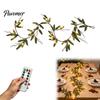 Flexible Rattan for Fireplace Christmas Artificial Pine Garland, Real Touch Norfolk Faux Greenery Winter Reusable Holiday Home Decor Cypress