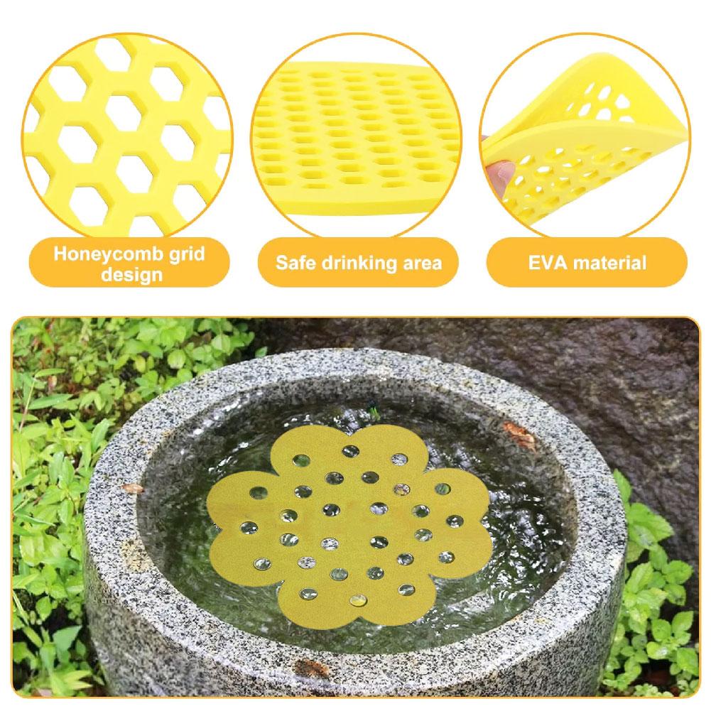 Плавающий пчелиный остров, соты, поилка для пчел, плавающая станция, поддон для питья, насекомые, жаждущие выхода V8H7
