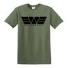 НОВЫЙ Футболка Weyland Corp Вдохновленная фильмом НЛО Пришельцы Научная фантастика Подарок для него Папы Унисекс Футболка