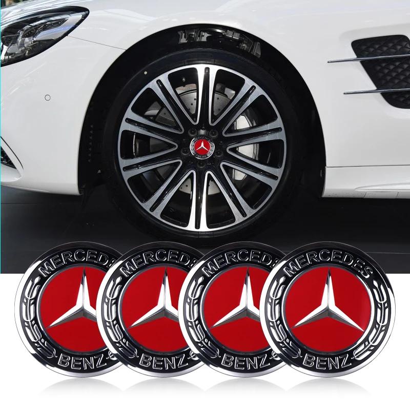 56/60/65mm Car Wheel Center Hub Cap Badge Sticker Cover For Mercedes Benz W176 W177 W204 W205 W212 W213 W206 X156 X253 W117 W166