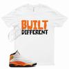 Белая футболка BUILT DIFF для J1 13 Морская звезда Оранжевая Черная Shattered Backboard 1