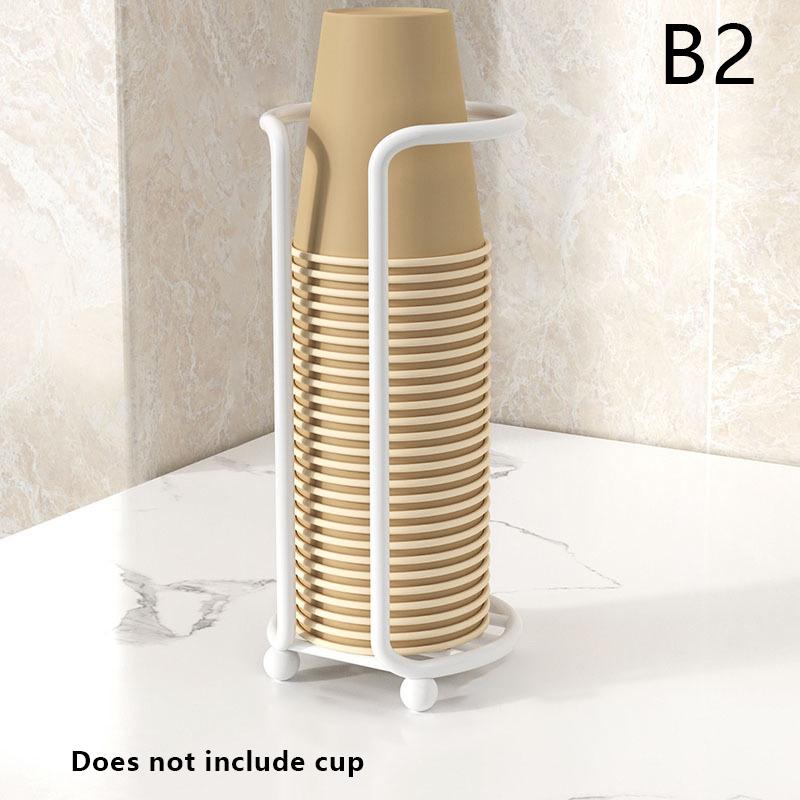Kitchen Paper Cup Holder Disposables Cups Picker Multifunctional Desktop Cup Storage Rack Household Coffee Cup Holder For Home