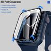 1 чехол + 3 Гидрогелевых Защитных Пленки Для Apple Watch Ultra 44мм 45мм 40мм 41мм 38мм 49мм 42мм 46ММ