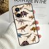 Dinosaur Pattern Case For Realme C67 C55 C53 C51 C35 C33 C31 C30 C25s C21Y GT Neo 5 GT5 9 10 11 12 Pro Plus