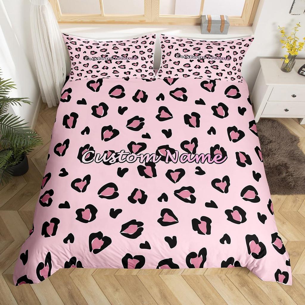 Love Comforter Set Queen King Full Size Heart Shaped Bedding Sets Full for Teen Girls Women Men Boys 3 Piece with 2 Pillow Shams