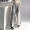 Серые спортивные штаны для бега, женские брюки-карго, хлопковые корейские летние брюки Y2K в стиле Харадзюку, черные женские брюки с высокой талией, широкие брюки