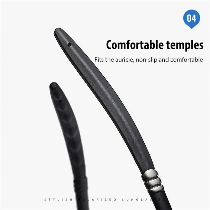 Мужские фотохромные поляризационные солнцезащитные очки классического дизайна с металлической оправой, спортивные очки на открытом воздухе, антибликовые очки UV400, очки ночного видения для вождения