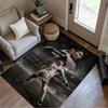 Ronaldo's Legacy Football Area Rug Design for Playrooms Hallway Game Room Study room Anti-slip Rug Anime Office Decor