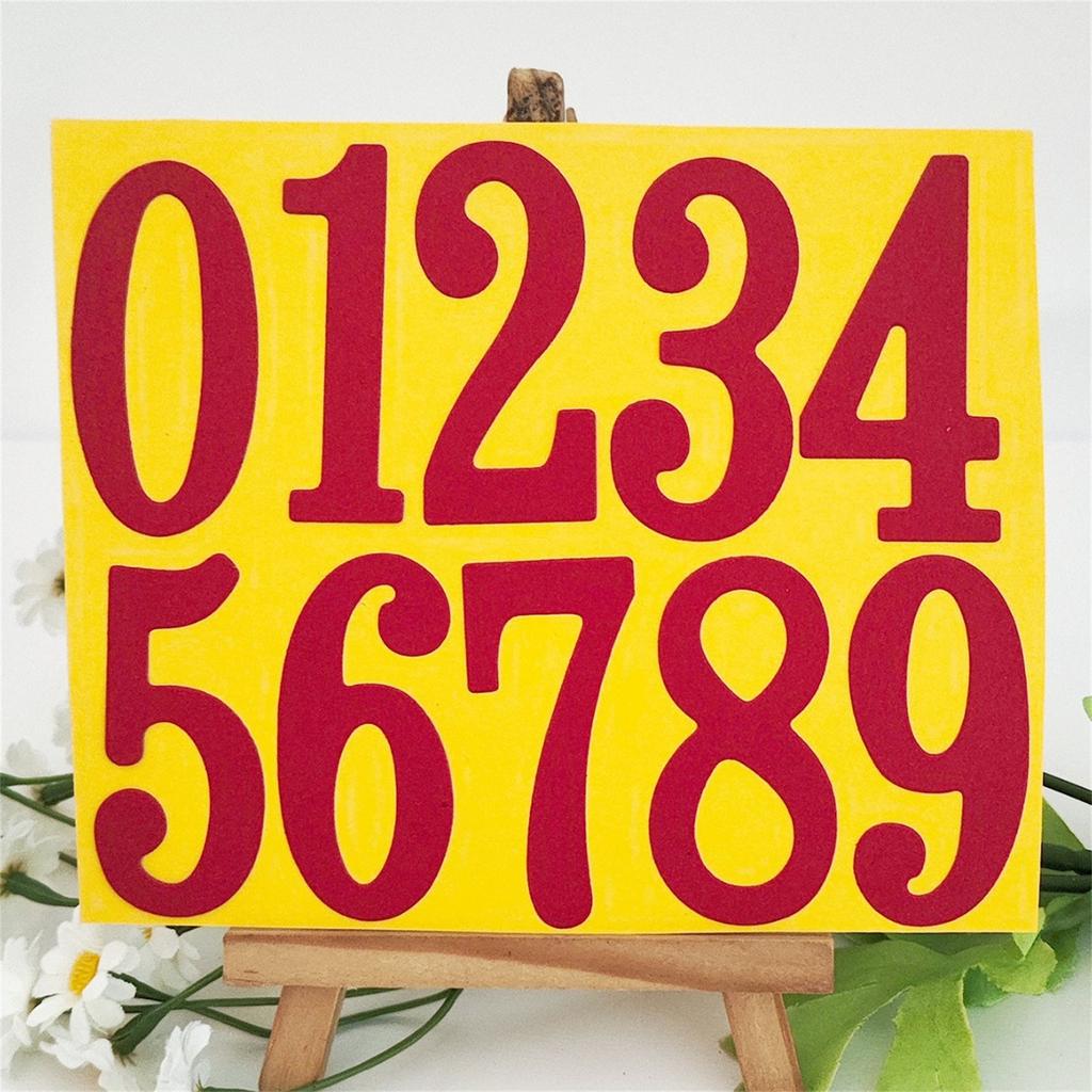 Большой цифровой набор штампов для высечки цифр, металлических штампов, трафаретов, скрапбукинга, тиснения, 2024, новых рождественских штампов и штампов для поделок