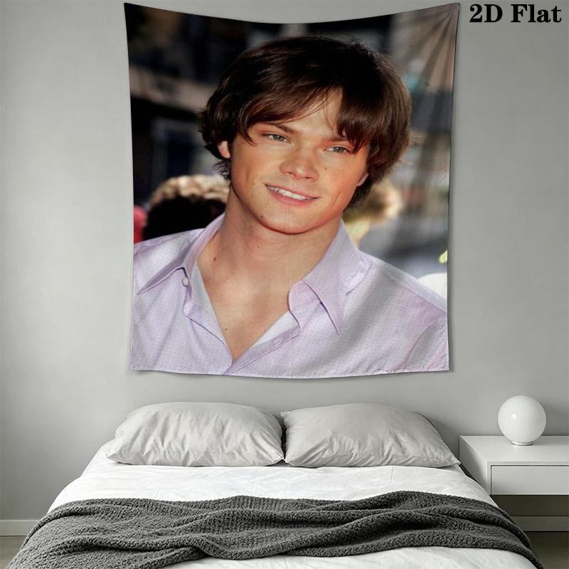 sam winchester Wall Tapestry Aesthetic Wall Hanging Printed Fabric Blanket Decorative Tapestries for Bedroom Living Room Home Decor