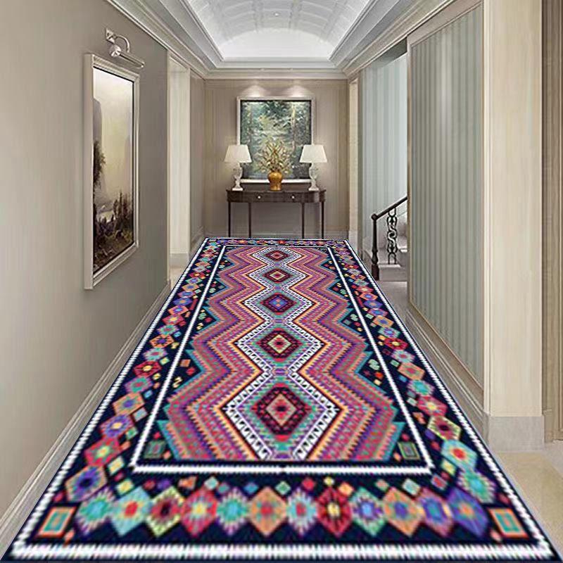 Абстракция Дом Длинный коридор Ковер Коридор Лестница Гостиничный коридор Нескользящий Длинный ковер Моющиеся напольные коврики Настраиваемые