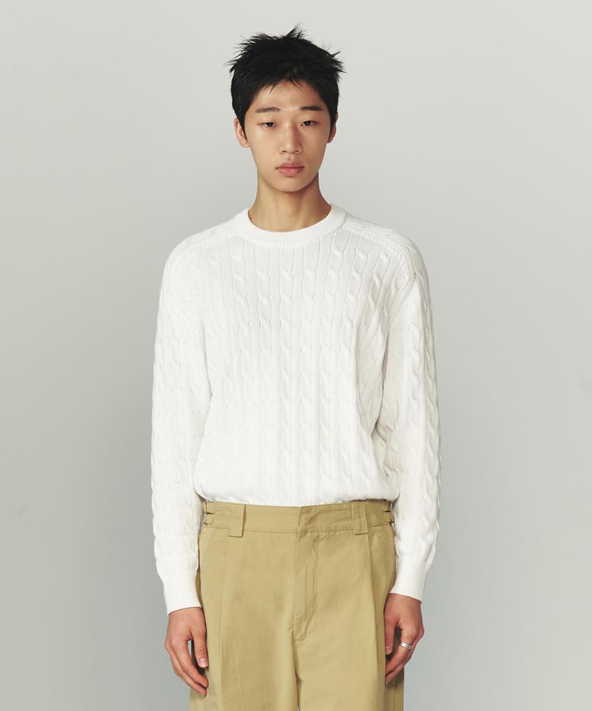 INTEMPOMOOD Standard Raglan Cable Knit: 13 Colors (Type B)
