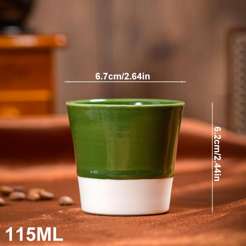 1 шт. чашка для чая, ручная керамическая кружка для эспрессо, кружка для послеобеденного чая, японская кофейная кружка ручной работы 115 мл/170 мл/270 мл