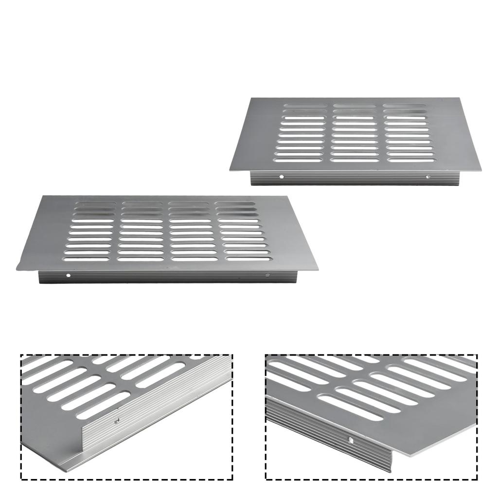 Cabinet Air Vent Grille Wardrobe Air Vent Grille Cabinet Aluminium Alloy Breathable Mesh Furniture Ventilation Cover
