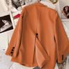 Пиджак в корейском стиле с разрезом сзади для женщин на весну и осень
