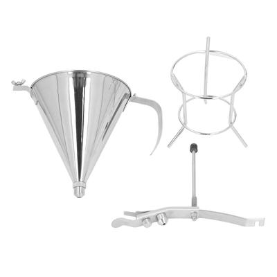 Кондитерская воронка с подставкой, воронка для выпечки из нержавеющей стали, инструмент для украшения тортов для дома и торговли