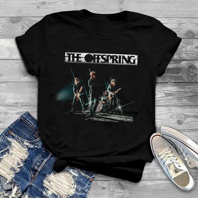 The Offspring музыка Европейская группа участник Футболка Все размеры Черный E1156 Унисекс Футболка