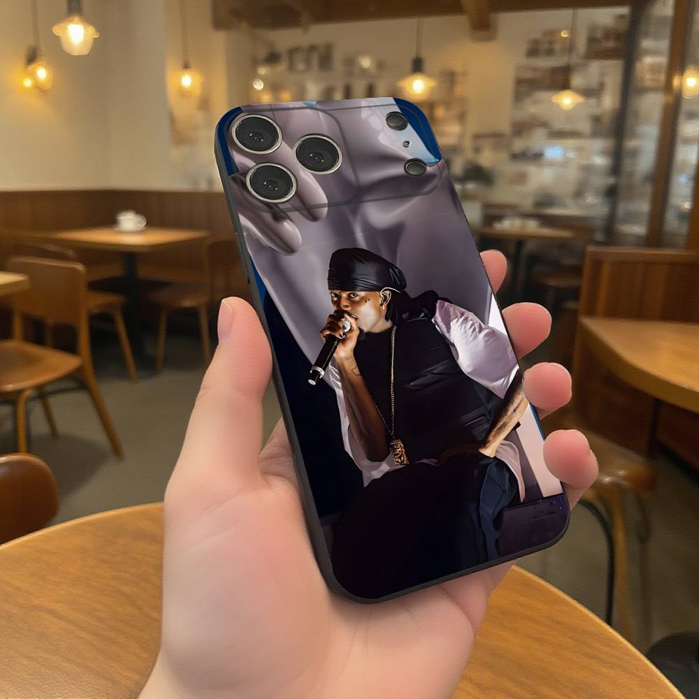 Я МУЗЫКА Чехол для телефона Playboi C-Carti для iPhone 17,16,15,14,13,12,11,Pro,XS,Max,XR,Plus,E,SE4,Mini Черный Мягкий Чехол