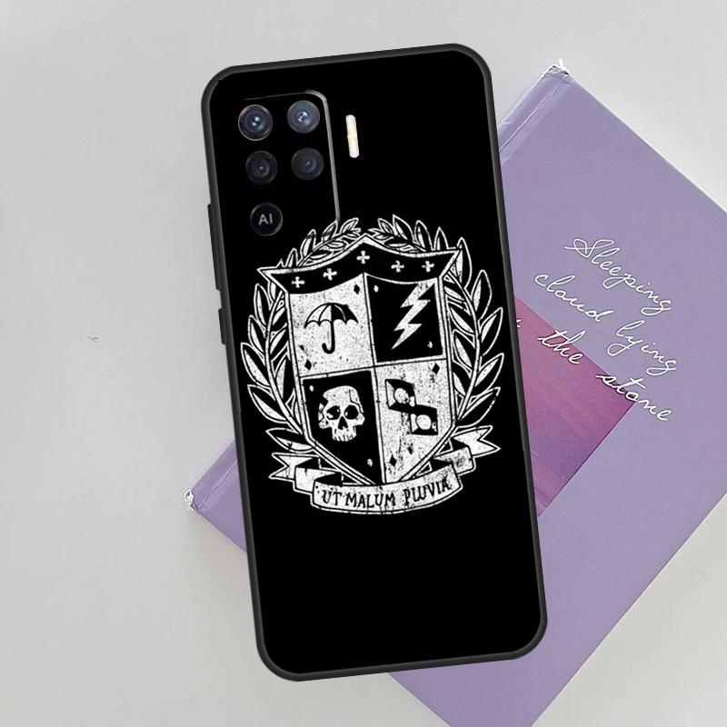 Umbrella Academy Logo Cover For Oppo A78 A98 A74 A54 A94 A15 A16 A17 A52 A72 A76 A96 A53 A57S A58 A5 A9 Phone Case