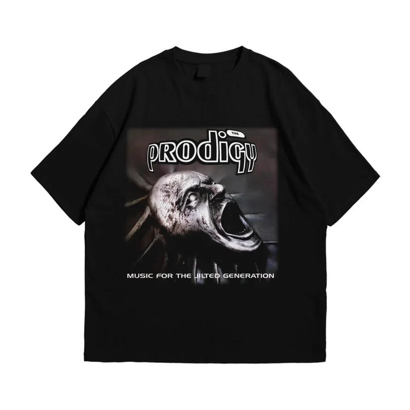 Prodigy band Unisex black cotton TShirt Summer Casual Streetwear Hip Hop Vintage