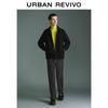 UR Men's Textured Lapel Casual Jacket