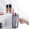 Transparent Black Cosmetic Storage Box Cotton Swab Pads Holder Lipstick Jewelry Makeup Removal Cotton Storage Box