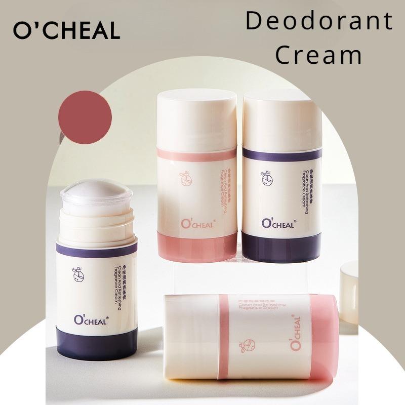 O'CHEAL Освежающий дезодорант, стойкий свежий легкий аромат, чтобы оставаться натуральным, твердый бальзам-карандаш, портативный для мужчин и женщин