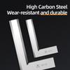 90-градусная линейка с лезвием ножа для столярных и плотницких инструментов по металлу, набор угольников, измерительный угольник, угловая линейка