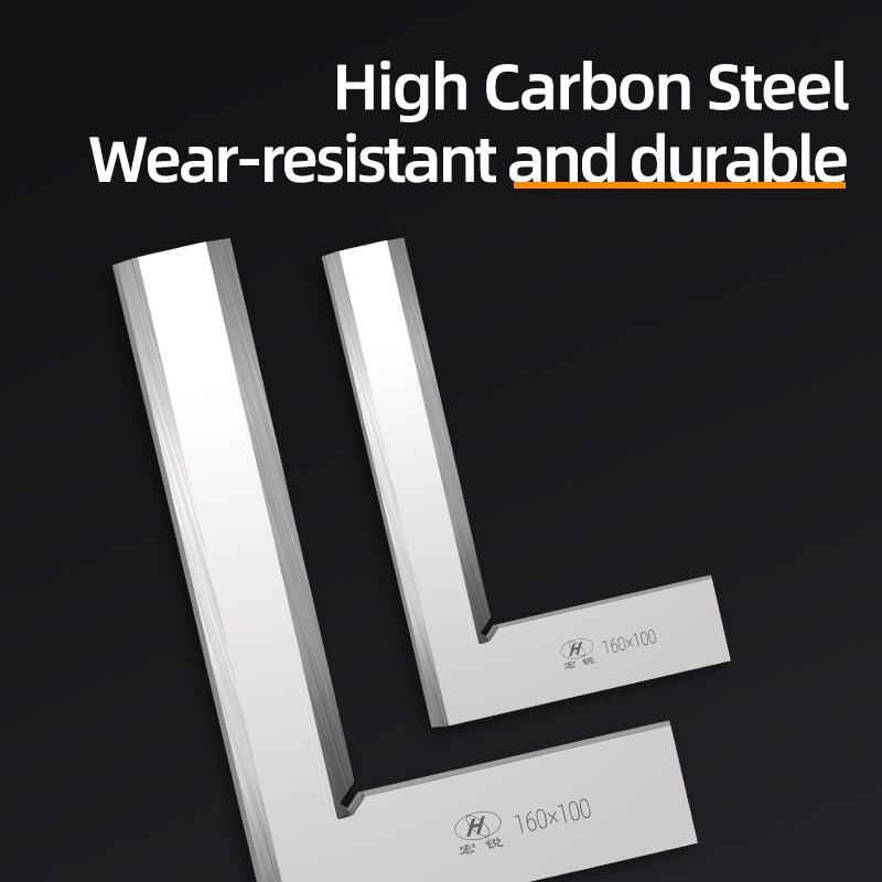 90-градусная линейка с лезвием ножа для столярных и плотницких инструментов по металлу, набор угольников, измерительный угольник, угловая линейка