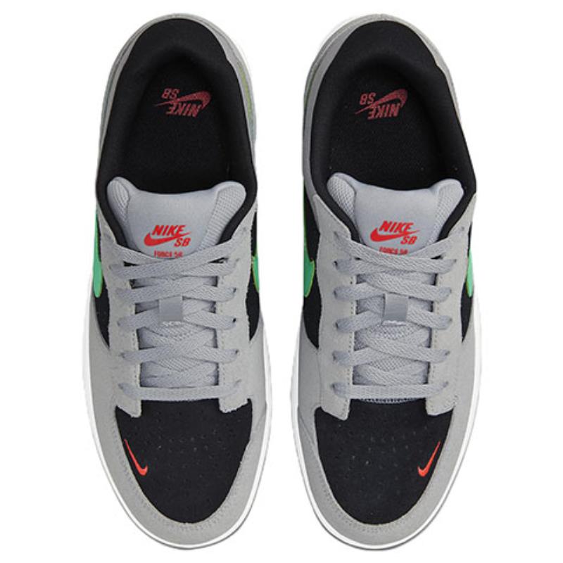 Nike Sb Force 58 Wolf Grey Black Light Menta Skateboard Shoes CZ2959-006