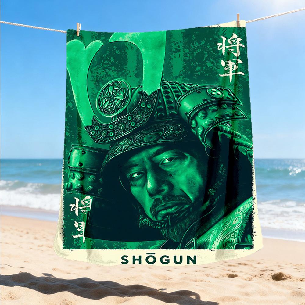 1 шт. Персонализированное фланелевое одеяло Shogun для улицы, Мягкое, легкое, персонализированное фланелевое одеяло, Цифровая печать,