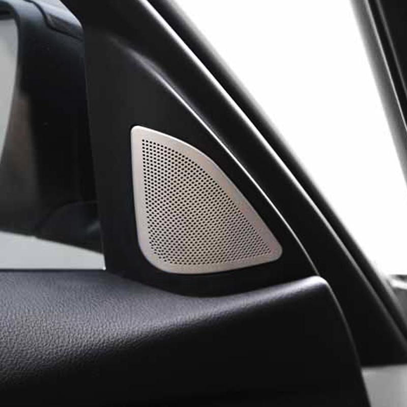 Для BMW 3 серии F30 2013-2018 Нержавеющая дверная панель автомобиля, панель громкоговорителя, крышка динамика, накладка на рамку, наклейка, литье