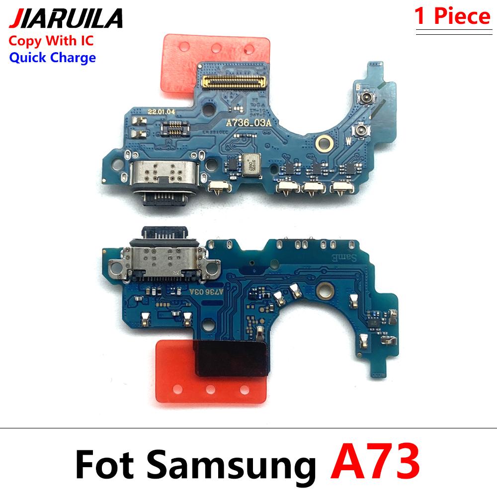 Для Samsung A73 5G A53 A21 A21S A02 A12 A22 A32 4G A33 5G A41 A70 M62 USB-зарядная док-станция, разъем, разъем, плата, гибкая