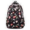 Рюкзак для путешествий и отдыха Strawberry Schoolbag для женщин, вместительный рюкзак с принтом для старшеклассников, учеников средних школ и студентов колледжей.