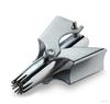 Nose Hair Nose Hair Etiquette Rotating No Charging 12 3D Antibacterial Titanium Comes with Storage Easy To Carry Cutter, Manual, Trimmer, Cutter,