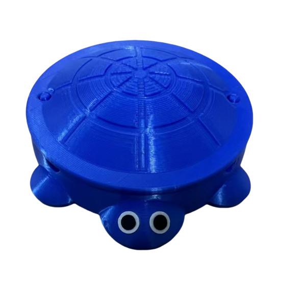 Мини Песочница-Черепаха с Крышкой Песок Мини Инструменты Аксессуары 3D-Печать Черепаха Ящик для Хранения Песка Круглый Контейнер Детская Летняя Пляжная Игрушка