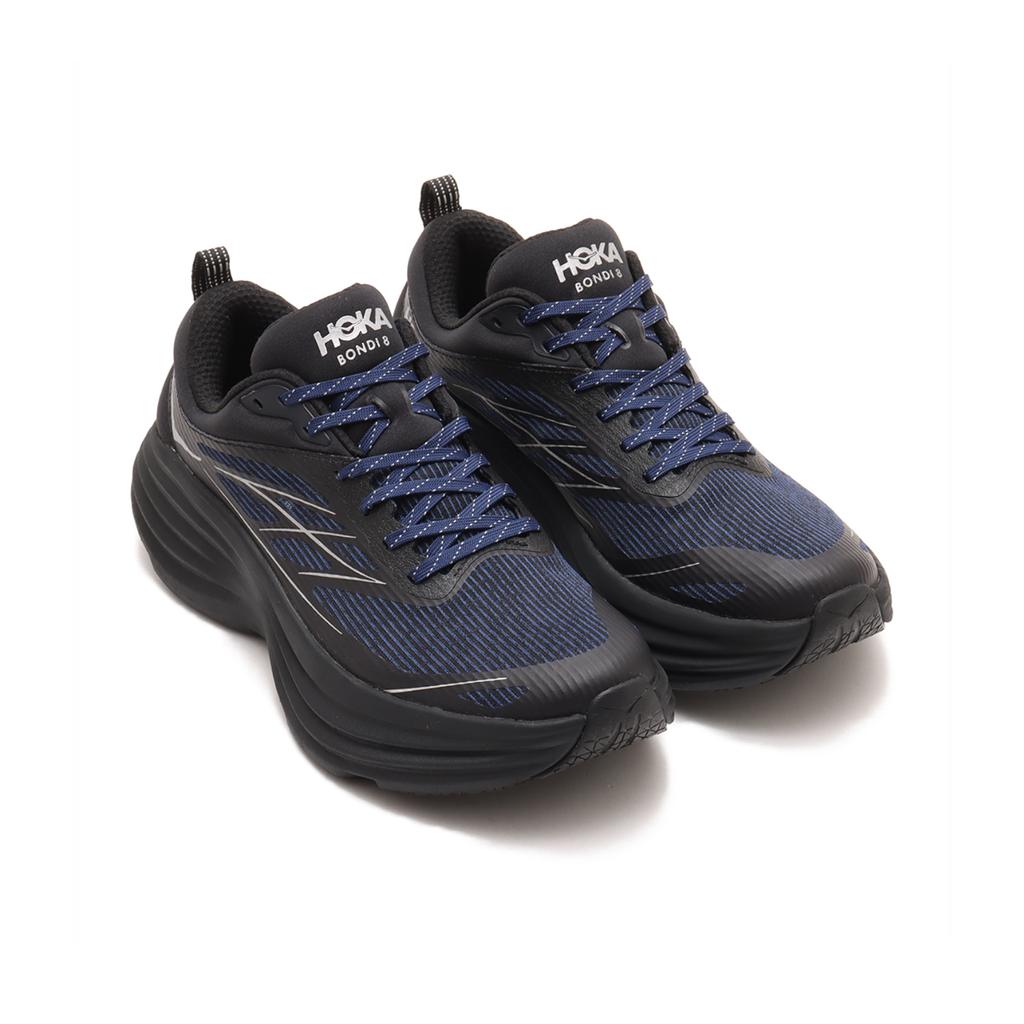 HOKA Bondi 8 Caged Stealth Tech Pack - Полуночный синий черный мужские кроссовки 1155391-MDNGH
