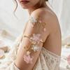 Vintage Arm Cuff Floral Open Arm Bangle Exquisite Arm Ring  Party