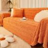 Living Room Sofa Cover Plush Couch Cover Nordic Sofa Cushion Non-slip Sofa Towel L-shaped Sofa Protective Case