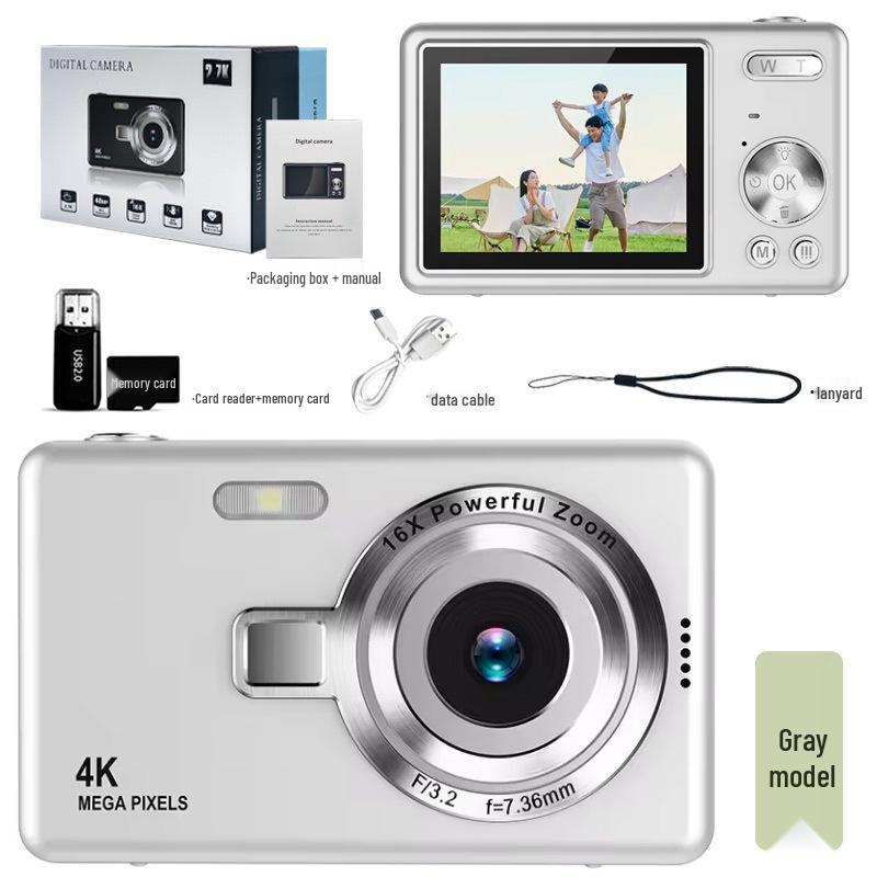 Compact Retro Digital HD Camera for Students and Parties