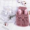 Cute Cartoon Water-Filled Warm Baby Winter Cold Protection Plush Water Bag