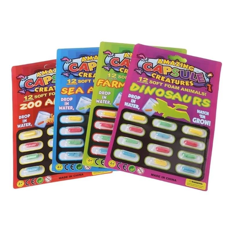 Bubble Swelling Capsules Bath Plaything Absorbent Sponge That Grow Larger When Exposed To Water Small Animal Children'S Cognitive Toys