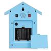 Accurate Bird House Clock House Shape Wall Art Modern Design Cuckoo Chime  Garden