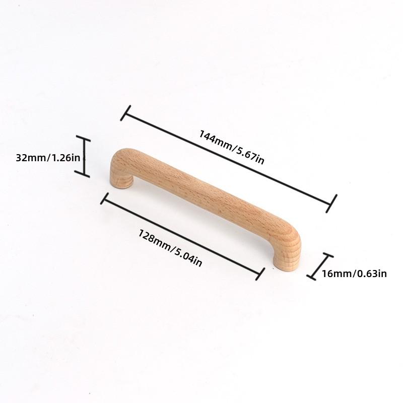 Ручка для кухонного шкафа, ящик, мебель из цельного дерева, деревянные дверные ручки, ручки для ящиков, ручки для шкафов для мебели