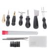 Leather Tools Leather Knife Awl Hole Punch Needle Storage Box Leather Working Tools for DIY Handbag