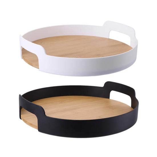 Многоразовый поднос для сервировки, модная пластиковая пластина из полипропилена с сильной загрузкой, тарелка для хранения еды, кофе, чая