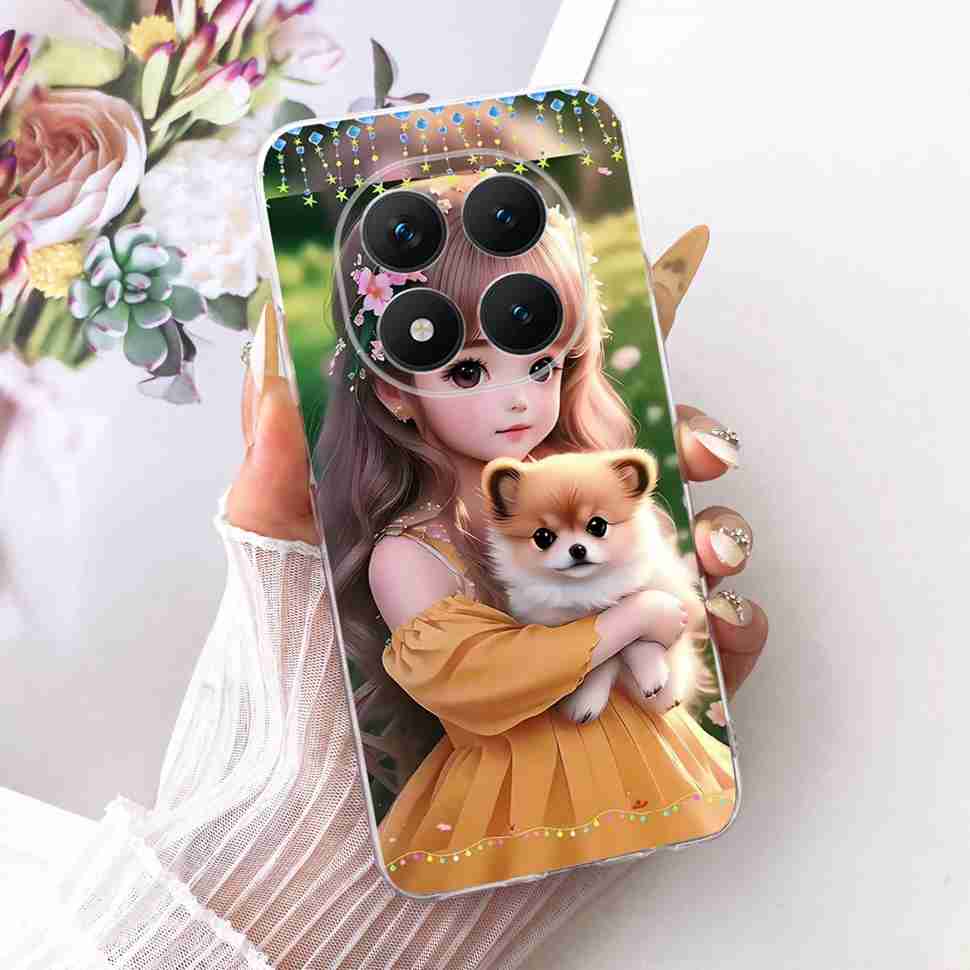 Для Xiaomi Redmi Note 15 Pro Plus ProPlus 5G Чехол Цветочный Мультяшный Чехол Мягкий Силиконовый Чехол Для Redmi Note 15 Pro+ Чехол