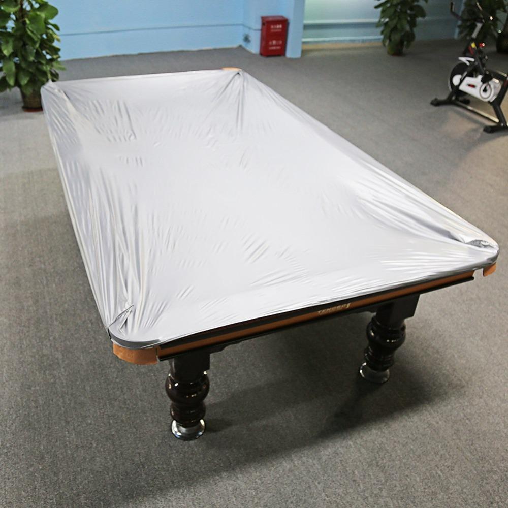 Silver Coated Pool Table Cover Black Shell Durable Billiard Table Cover Billiard Tables