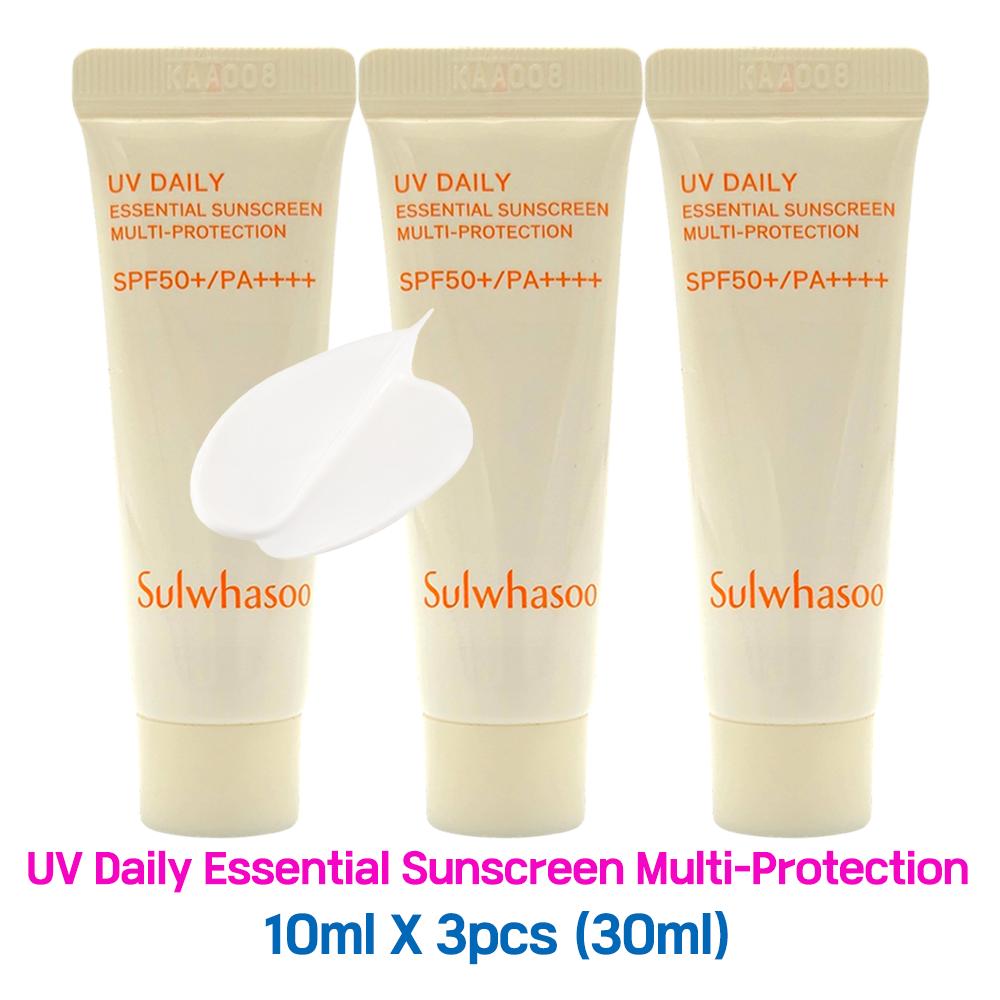 3шт/30мл_[SULWHASOO] UV Daily Essential Sunscreen Multi-Protect 10мл (SPF50 + / PA ++++) Образец
